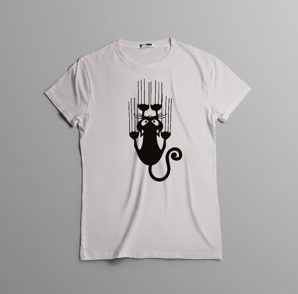 Camisa estampada tipo T- shirt GATO RASGANDO — foto 6
