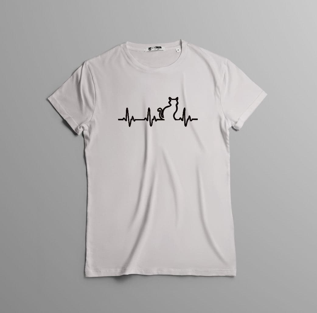 Camiseta estampada T-shirt Pulso GATO — foto 10
