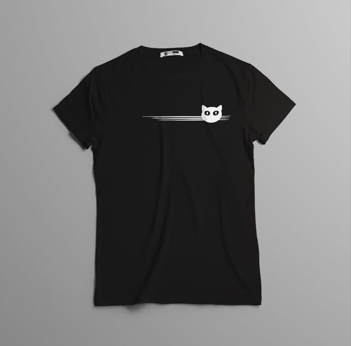 Camisa estampada tipo T-shirt GATO BOLSILLO TRES LINEAS — foto 6