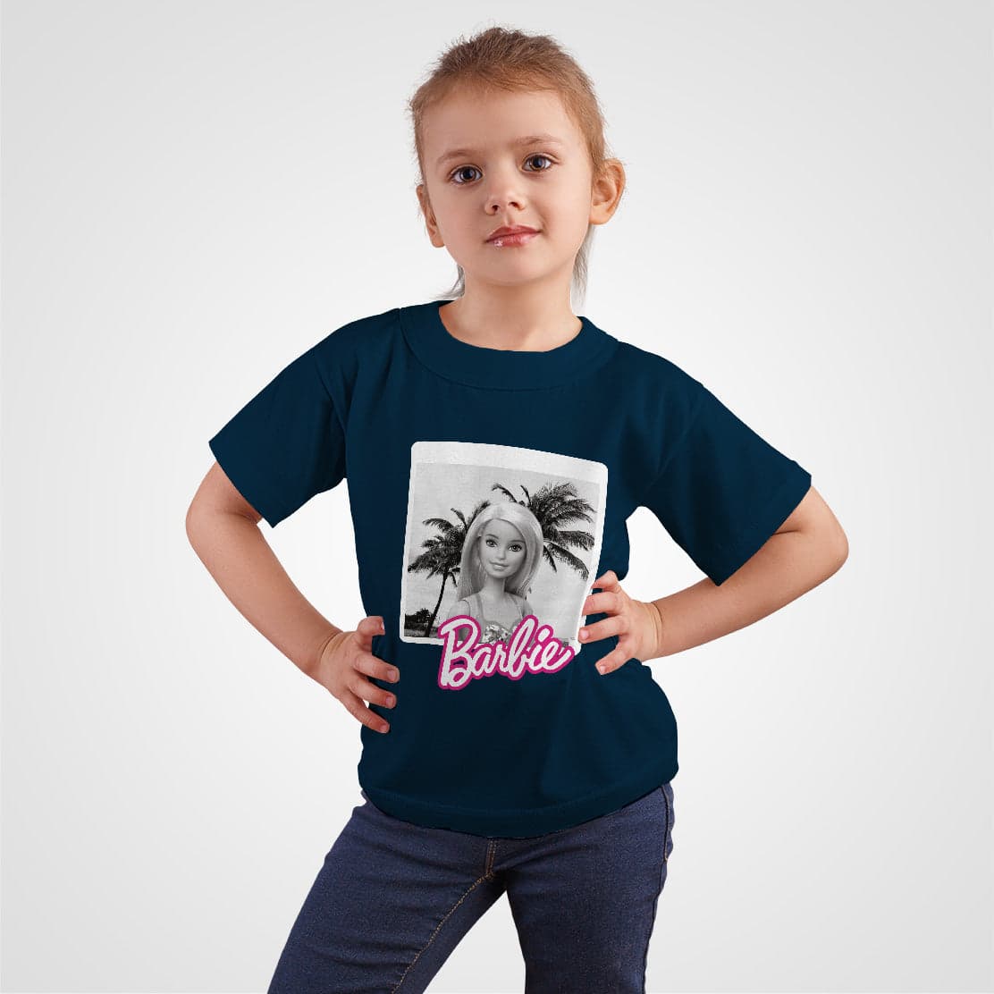 Camisetas Barbie fotografia blanco y negro: Moda Retro en Algodón 100% Estampado — foto 16