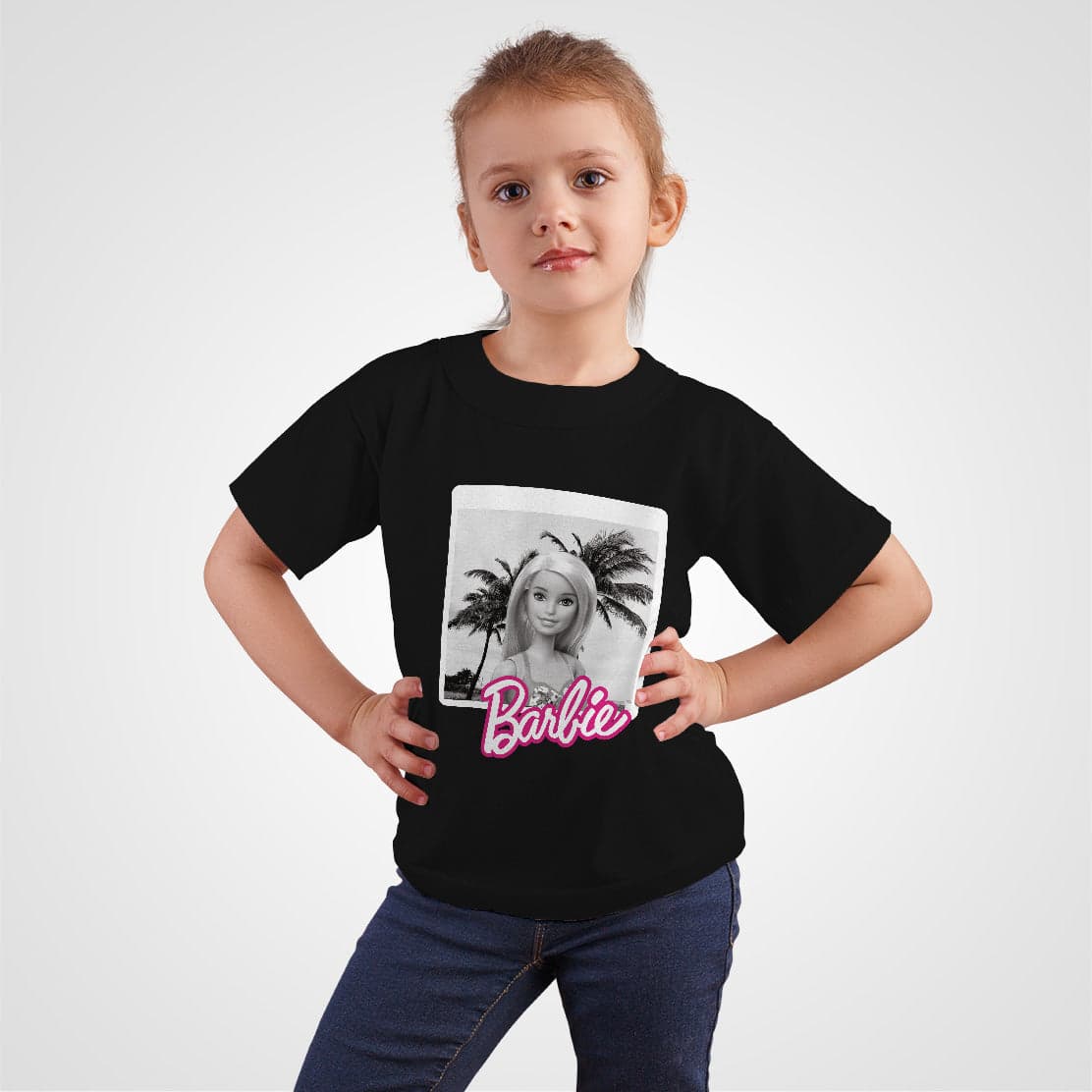Camisetas Barbie fotografia blanco y negro: Moda Retro en Algodón 100% Estampado — foto 20