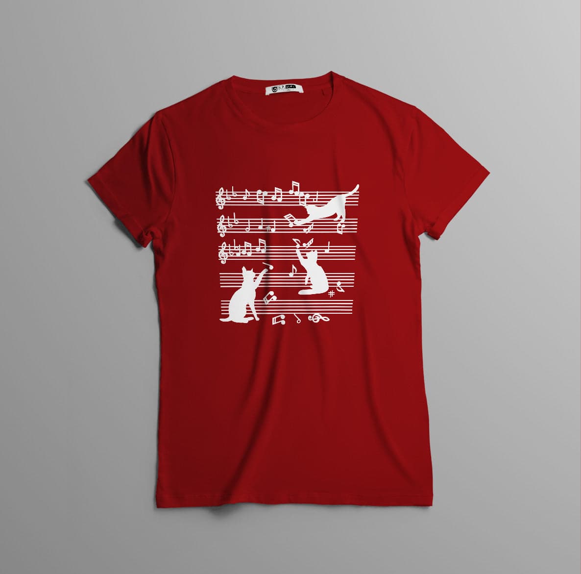 Camisa estampada tipo T- shirt GATO PARTITURA — foto 7