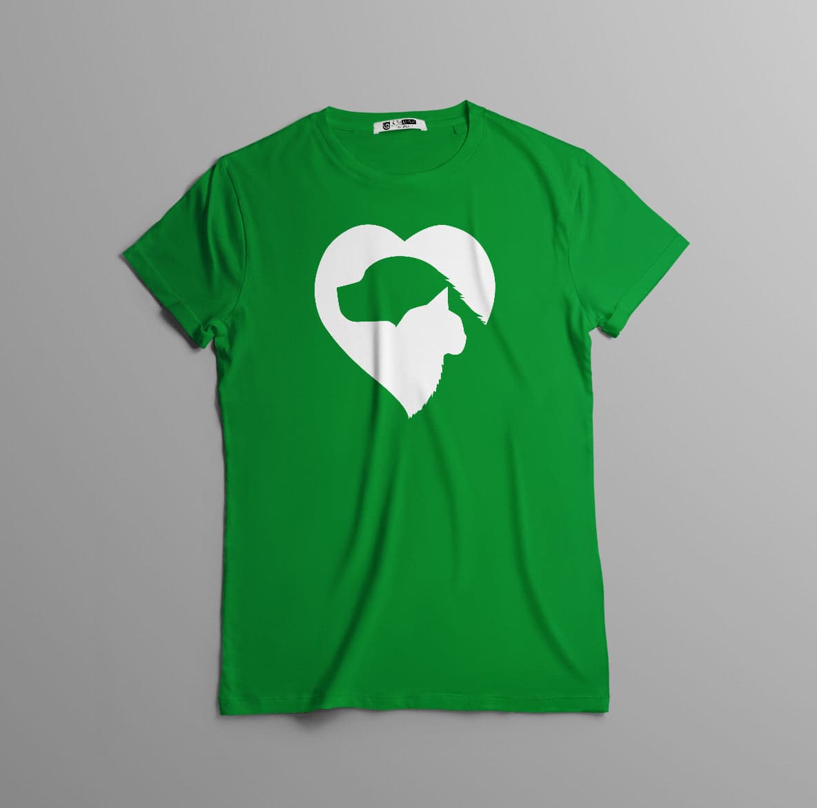 Camisa estampada tipo T-shirt Corazon perro gato — foto 6