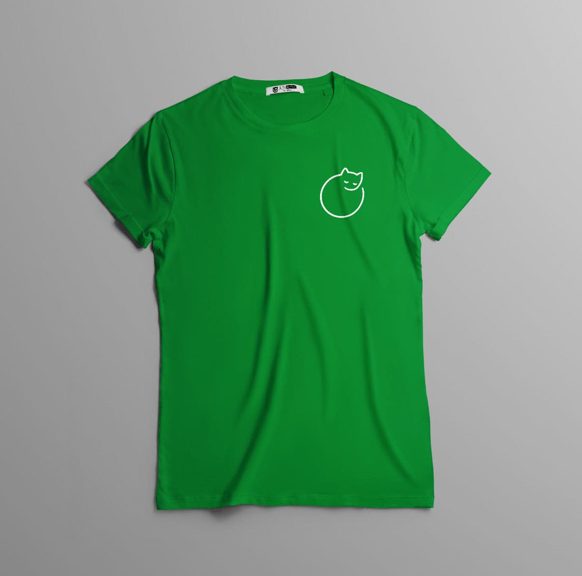 Camisa estampada tipo T-shirt GATO BOLSILLO ENROSCADO — foto 1