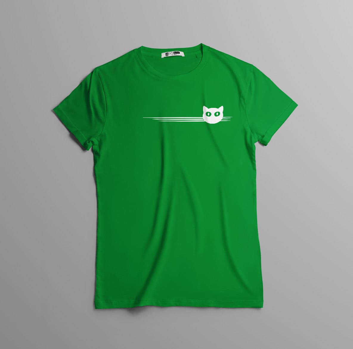 Camisa estampada tipo T-shirt GATO BOLSILLO TRES LINEAS — foto 7