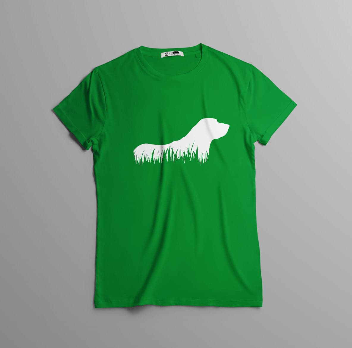 Camisa estampada tipo T-shirt PERRO EN PASTO — foto 7