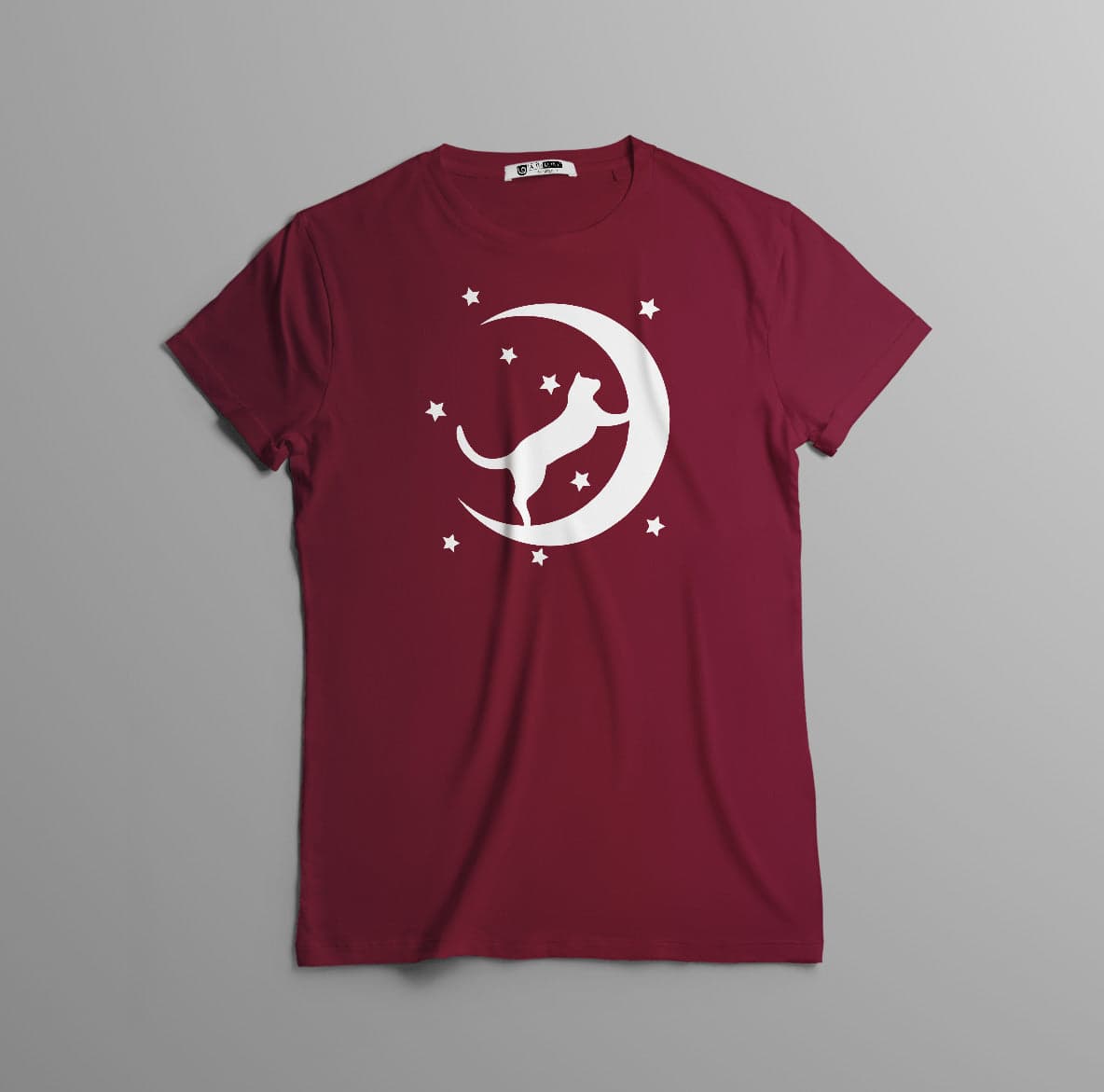 Camisa estampada tipo T-shirt GATO LUNA ESTRELLAS — foto 8