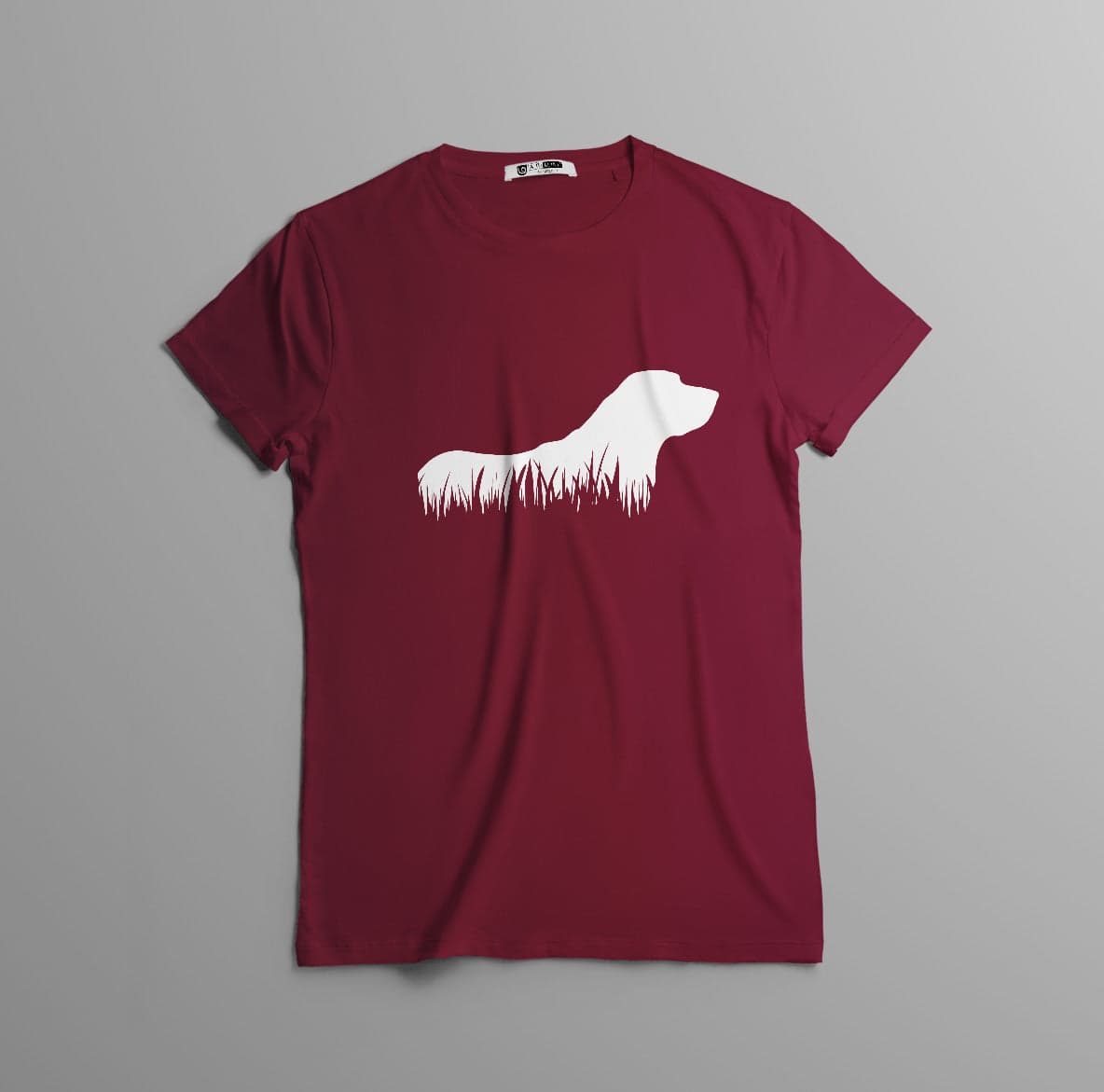 Camisa estampada tipo T-shirt PERRO EN PASTO — foto 8