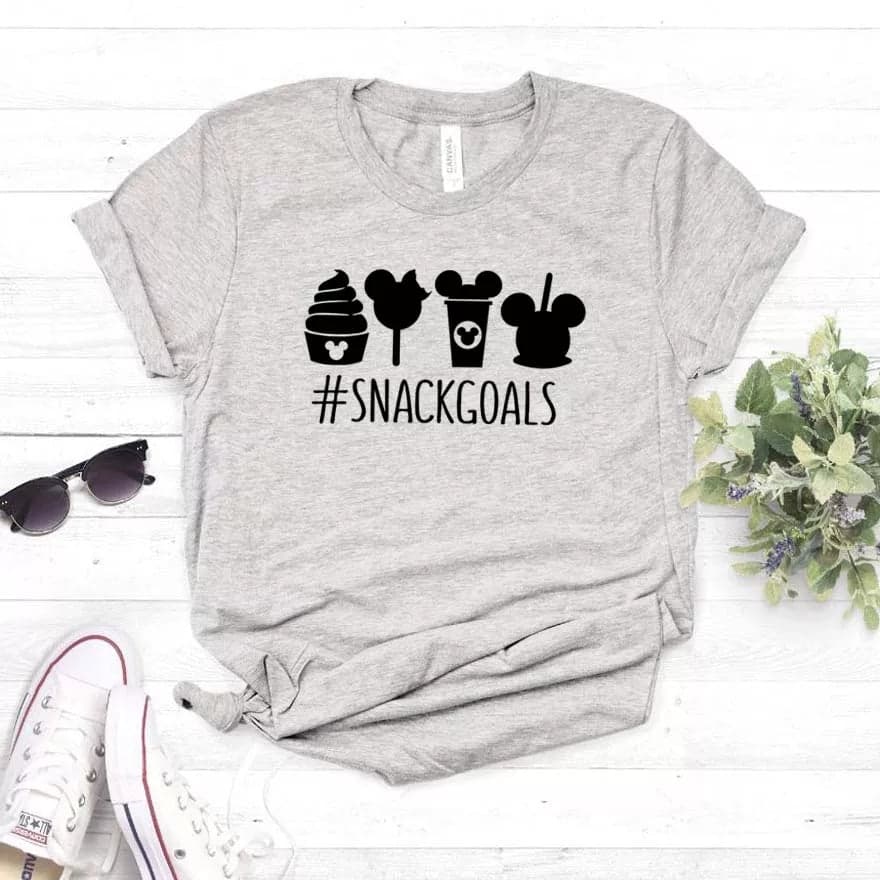 Camiseta estampada tipo T-shirt #SnackGoals — foto 3