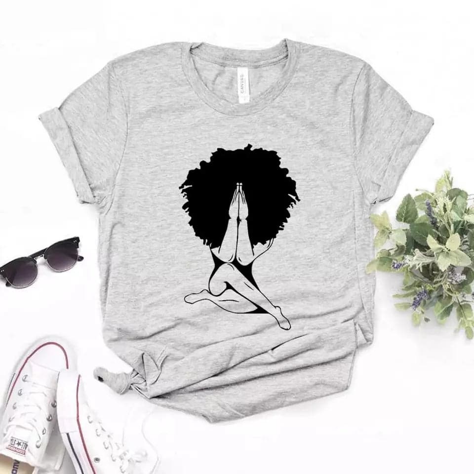 Camisetas estampada tipo T-shirt MUJER AFRO — foto 5