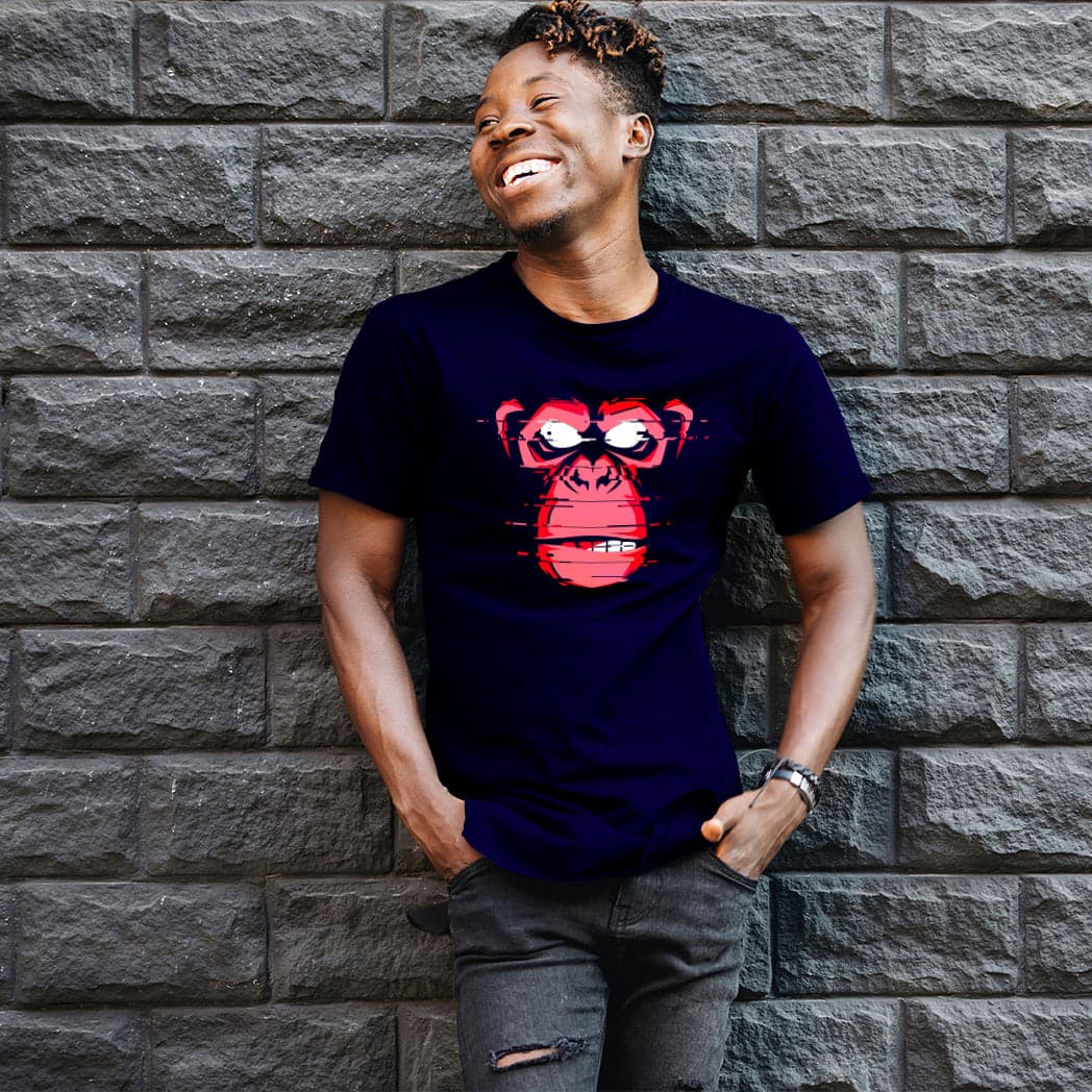 Camisa estampada para hombre tipo T-Shirt GORILLA CABALLERO — foto 1