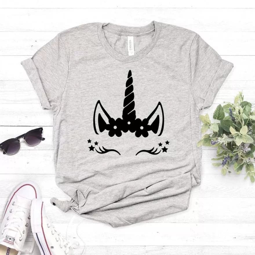 Camisa estampada tipo T-shirt Unicornio — foto 1
