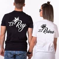 Camiseta estampada T-shirt El rey / Reina — foto 1