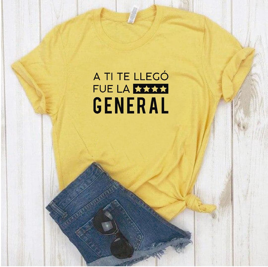 Camiseta Estampada T-shirt A TI TE LLEGO FUE EL GENERAL — foto 5