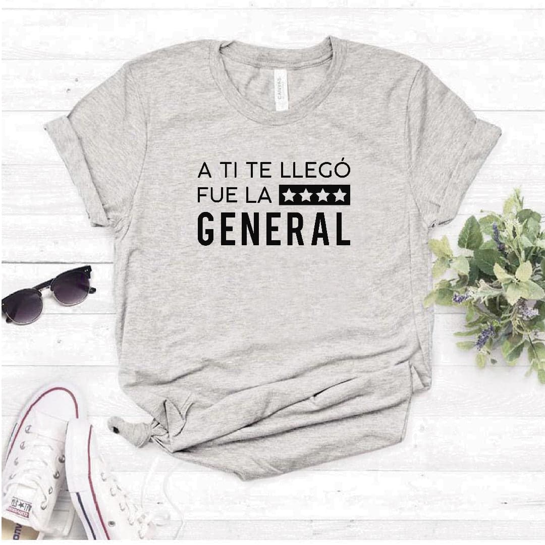Camiseta Estampada T-shirt A TI TE LLEGO FUE EL GENERAL — foto 6