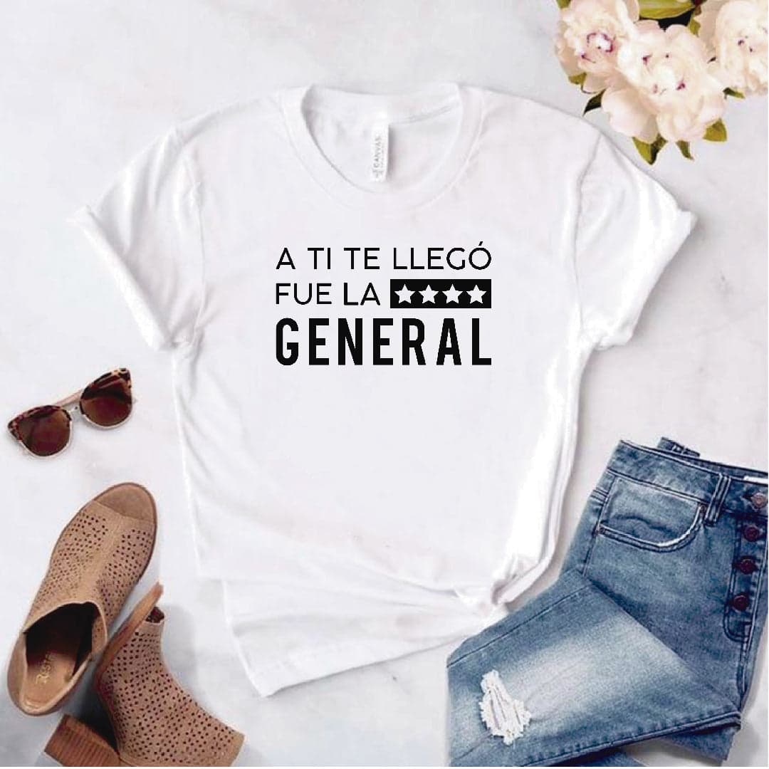 Camiseta Estampada T-shirt A TI TE LLEGO FUE EL GENERAL — foto 1