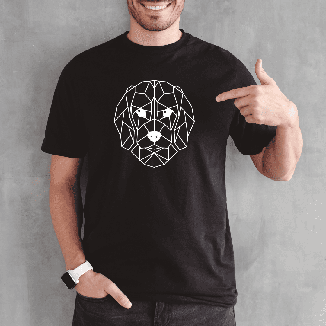 Camisa estampada para hombre tipo T-shirt Beagle Geometrico — foto 3