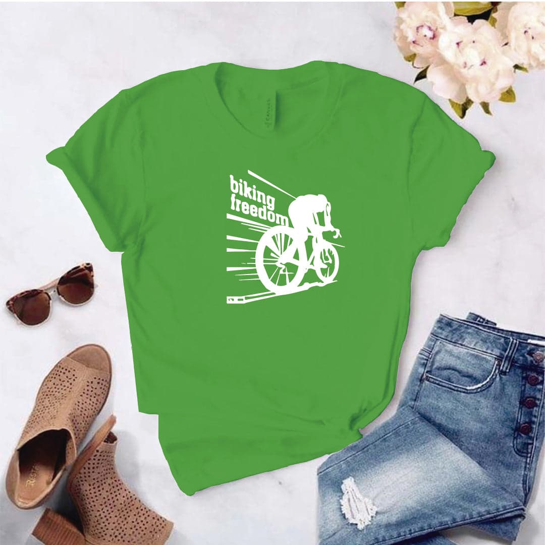 Camisa estampada tipo T-shirt BIKING FREEDOM — foto 4