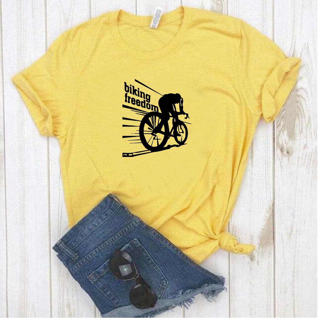 Camisa estampada tipo T-shirt BIKING FREEDOM — foto 1