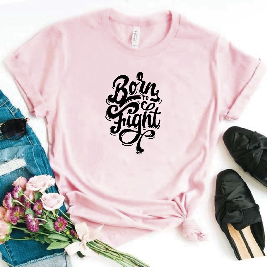 Camisa estampada tipo T-shirt BORN TO FIGTH — foto 6