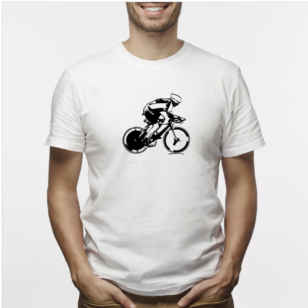 Camisa estampada para hombre tipo T-shirt Bicicleta ciclista de ruta caballero — foto 3