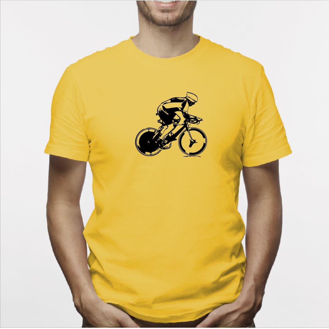 Camisa estampada para hombre tipo T-shirt Bicicleta ciclista de ruta caballero — foto 4