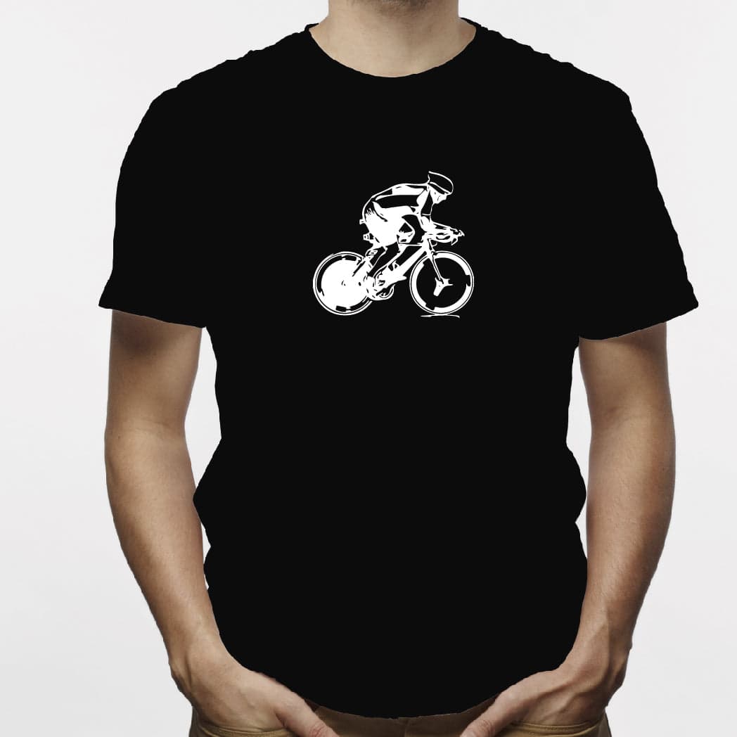 Camisa estampada para hombre tipo T-shirt Bicicleta ciclista de ruta caballero — foto 1