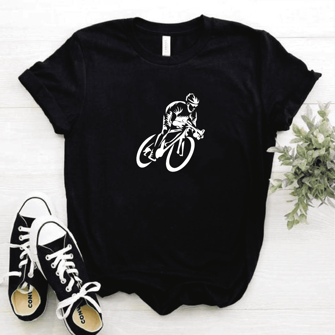 Camisa estampada tipo T-shirt CICLISTA CARRERA DAMA — foto 3