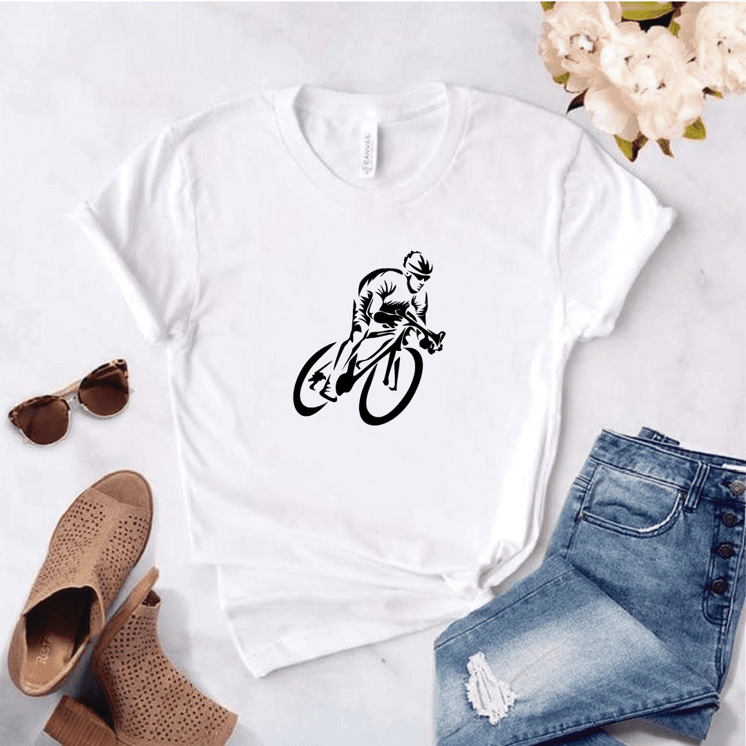 Camisa estampada tipo T-shirt CICLISTA CARRERA DAMA — foto 1