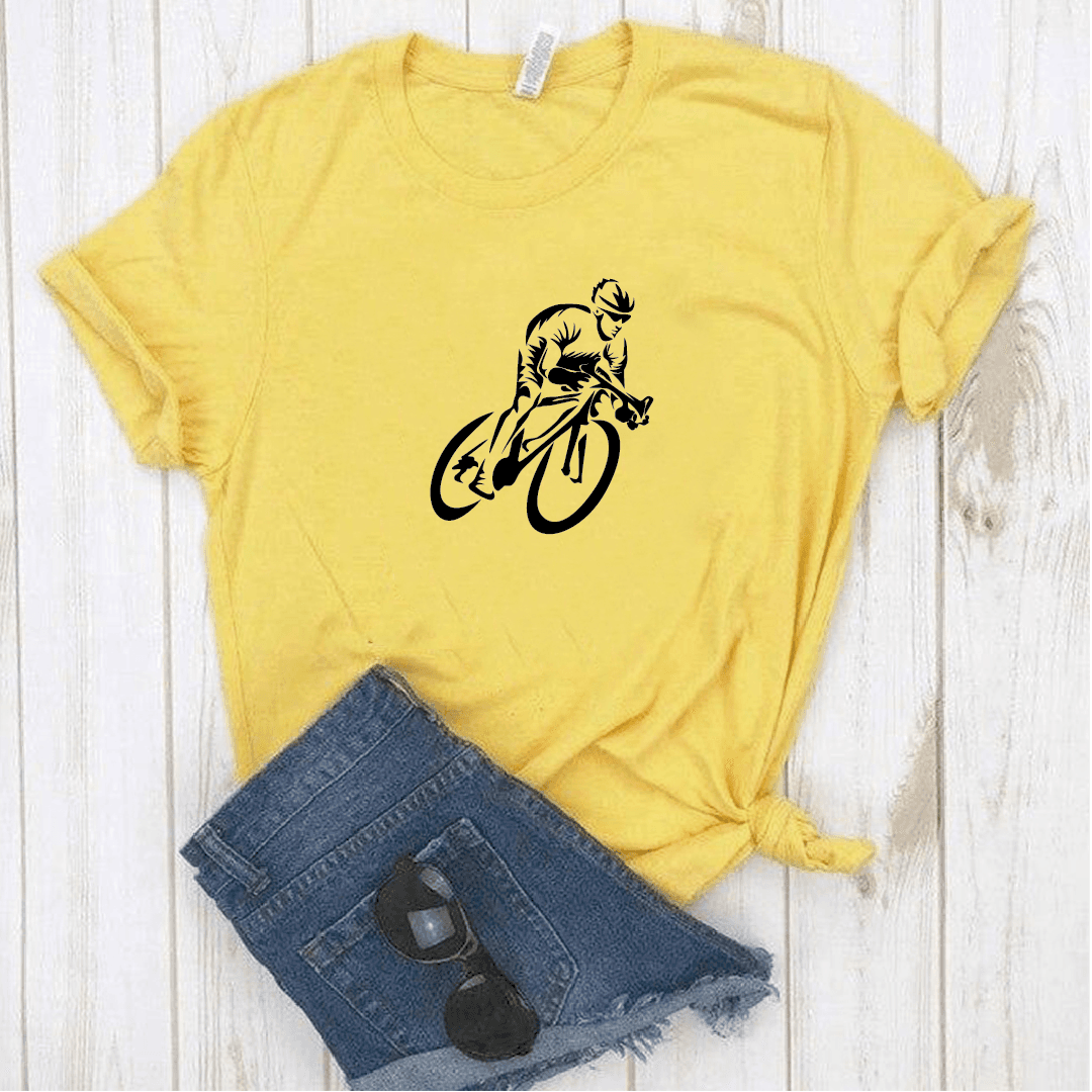 Camisa estampada tipo T-shirt CICLISTA CARRERA DAMA — foto 2
