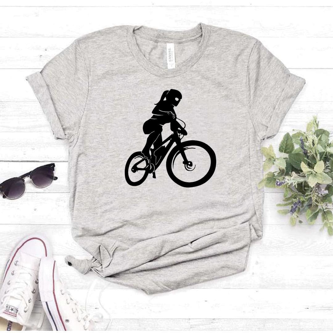 Camisa estampada tipo T-shirt BICICLETA CICLISTA DAMA — foto 1