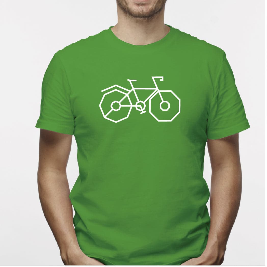 Camisa estampada para hombre tipo T-shirt Bicicleta CICLISTA GEOMETRICO — foto 3