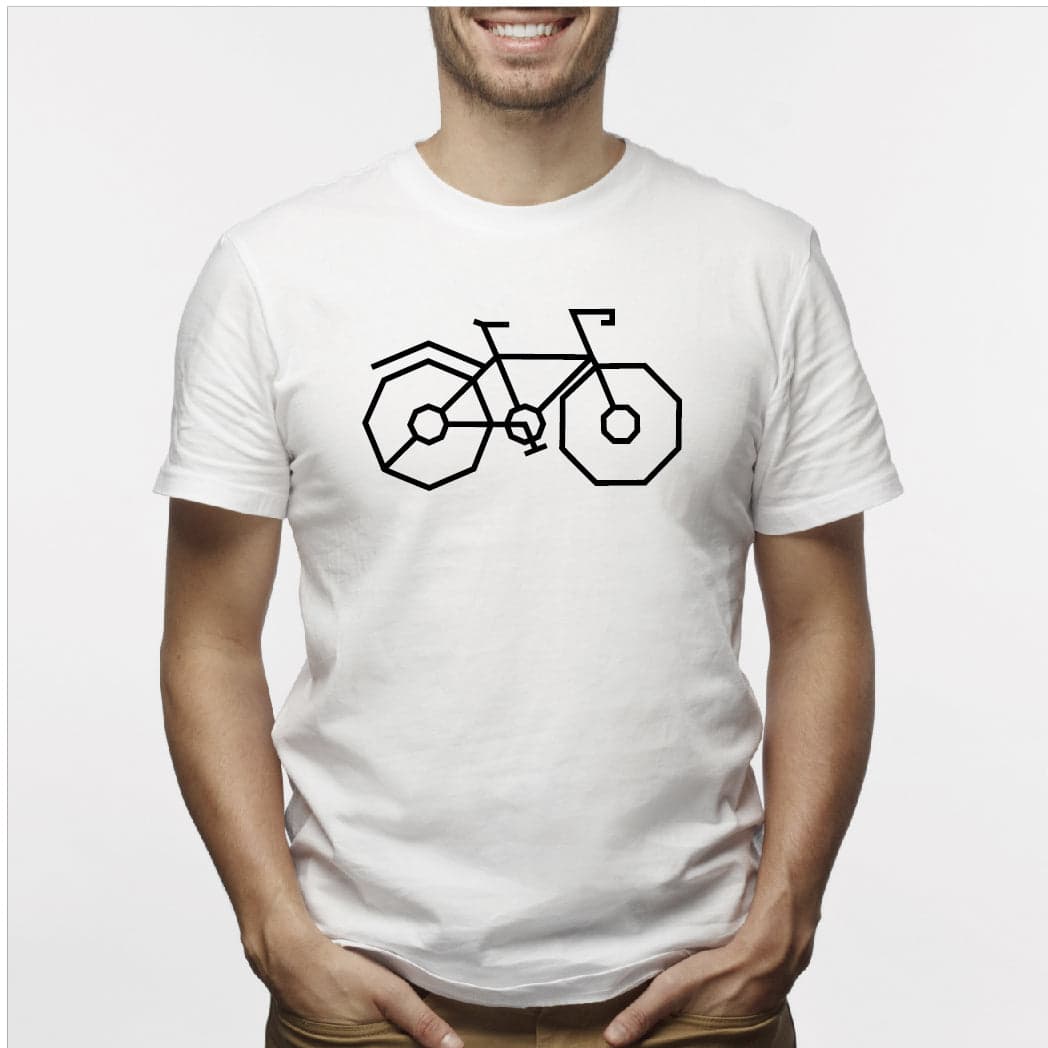 Camisa estampada para hombre tipo T-shirt Bicicleta CICLISTA GEOMETRICO — foto 1