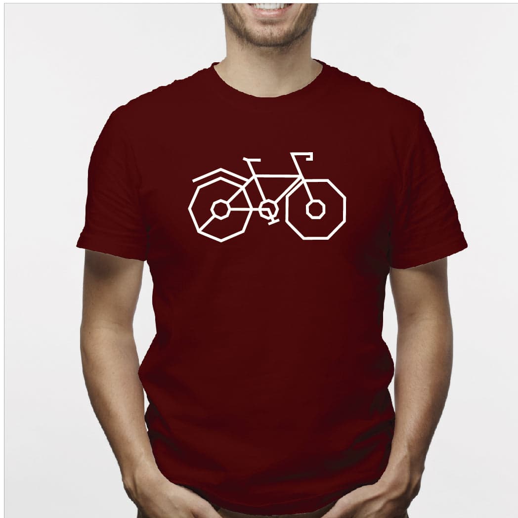 Camisa estampada para hombre tipo T-shirt Bicicleta CICLISTA GEOMETRICO — foto 5