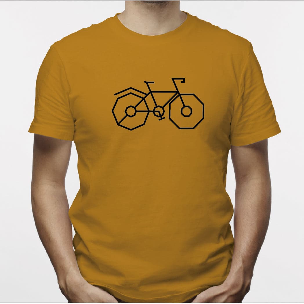 Camisa estampada para hombre tipo T-shirt Bicicleta CICLISTA GEOMETRICO — foto 6