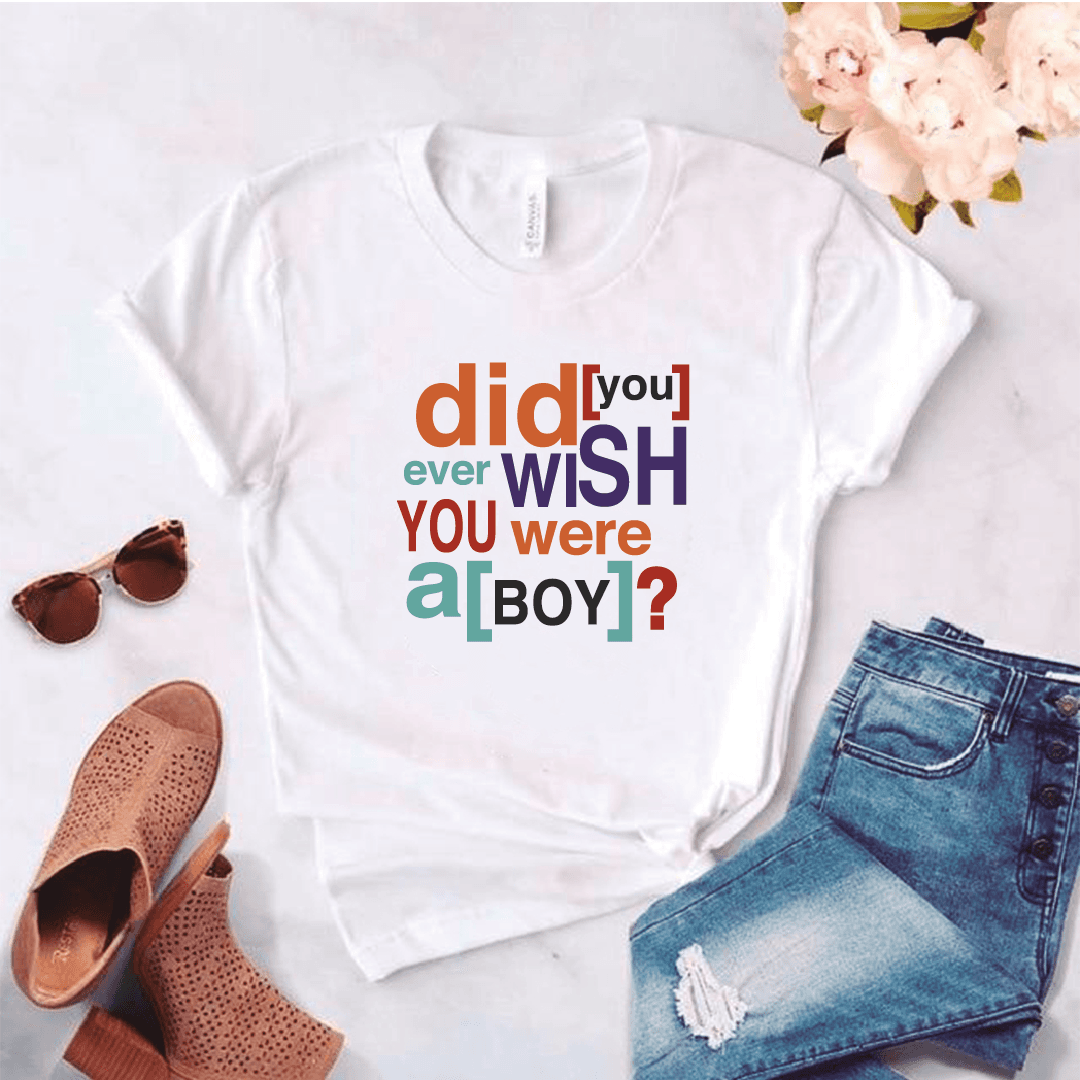 Camiseta estampada tipo T-shirt DID YOU EVER WISH — foto 1