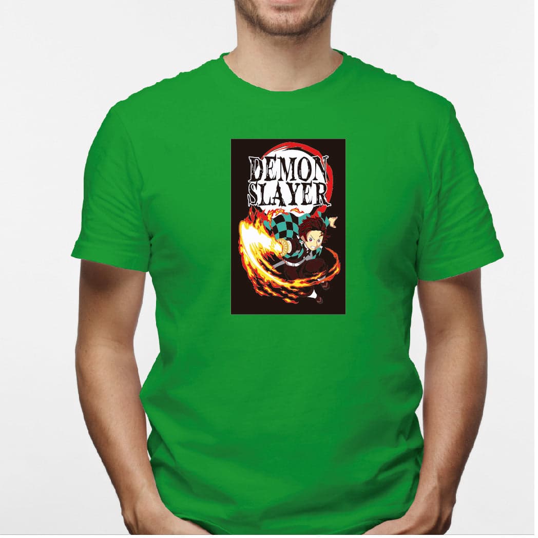 Camisa estampada en algodón para hombre tipo T-shirt Demon Slayer — foto 5