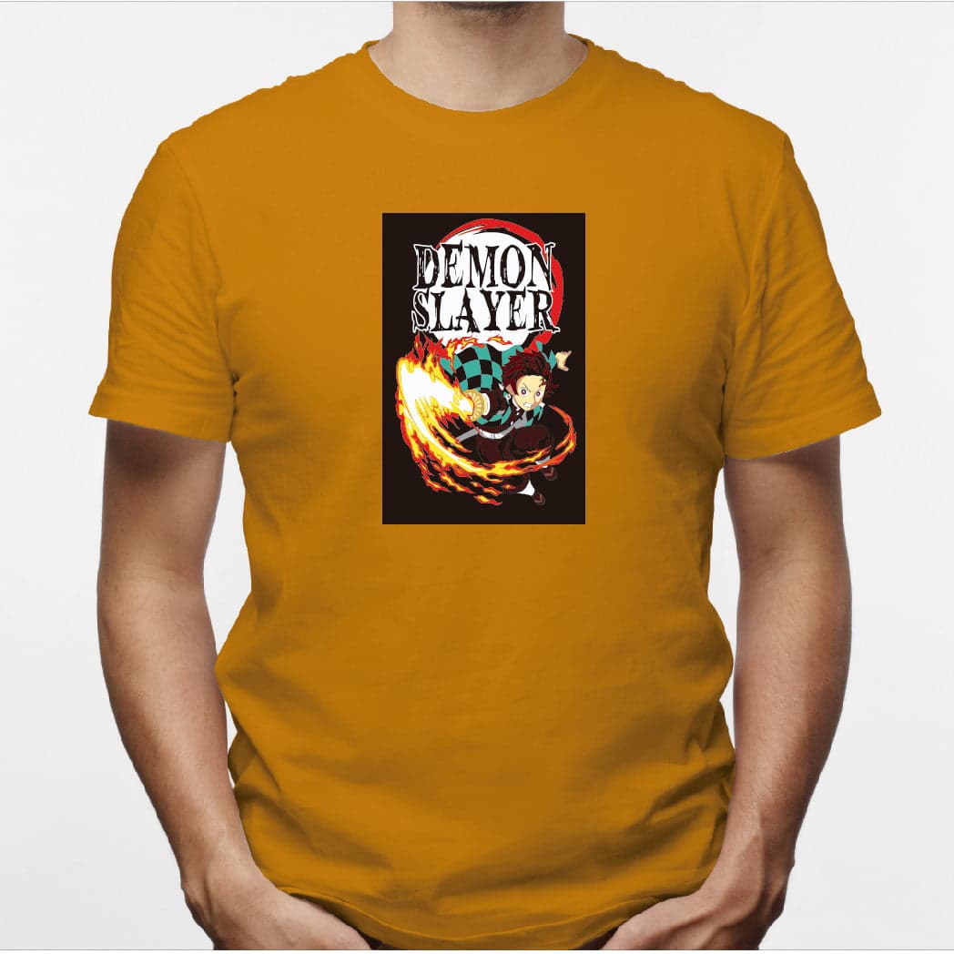 Camisa estampada en algodón para hombre tipo T-shirt Demon Slayer — foto 2