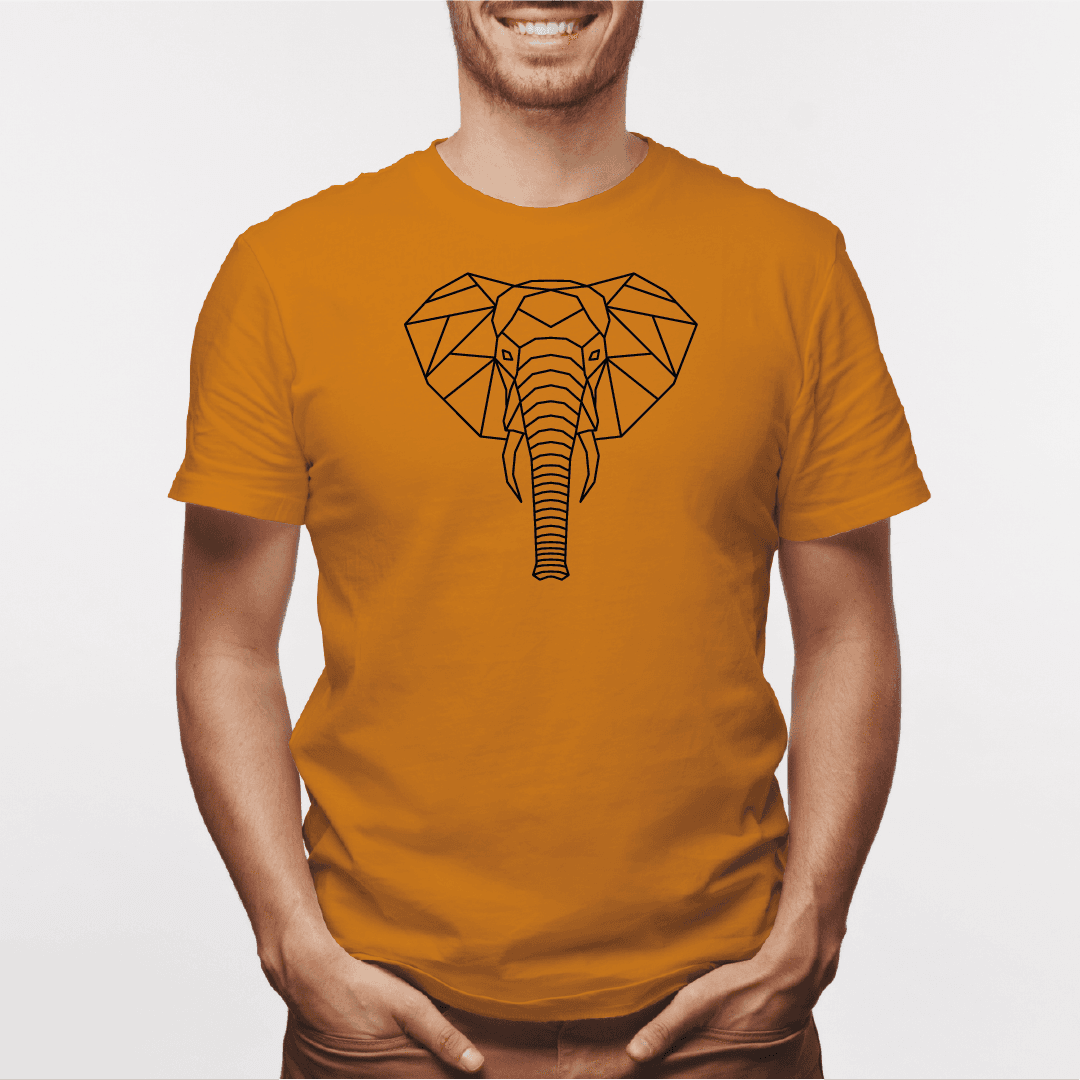 Camisa estampada para hombre tipo T-shirt Elefante Geometrico 3 — foto 3
