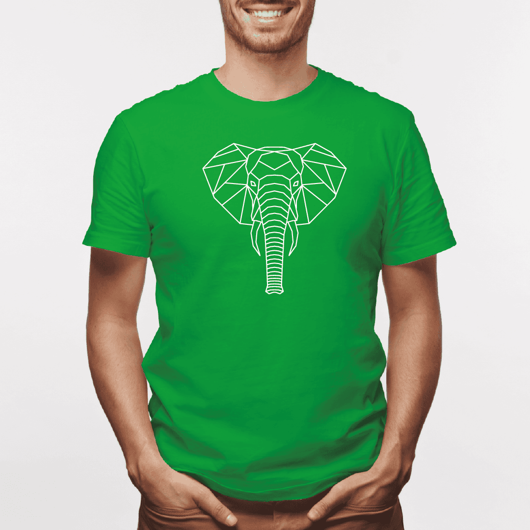 Camisa estampada para hombre tipo T-shirt Elefante Geometrico 3 — foto 6