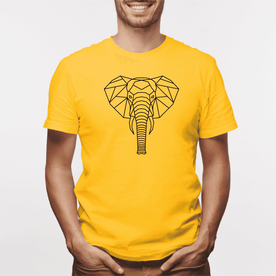 Camisa estampada para hombre tipo T-shirt Elefante Geometrico 3 — foto 7