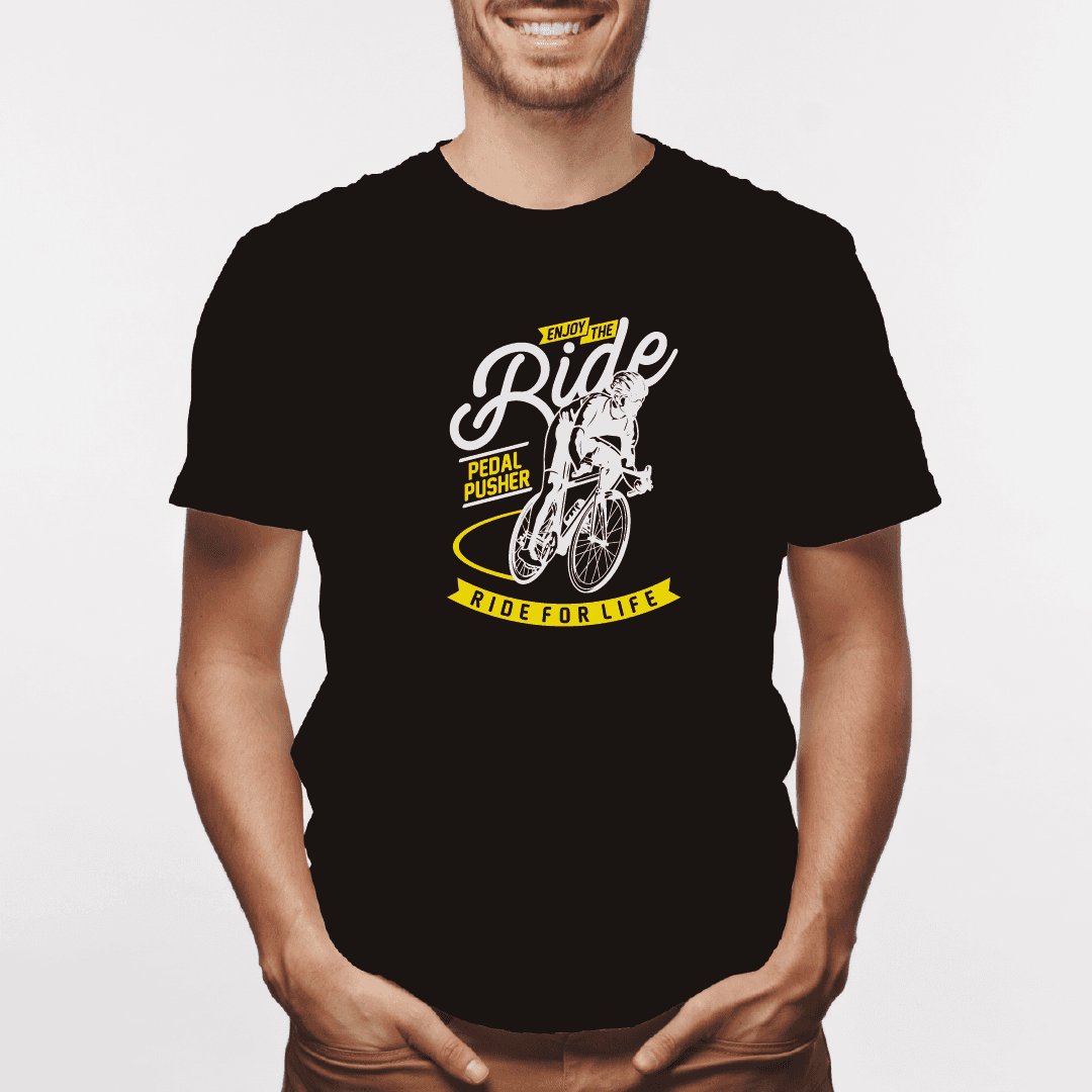 Camiseta estampada tipo T-shirt ENJOY THE RIDE (CICLISTAS) (HOMBRE) — foto 2