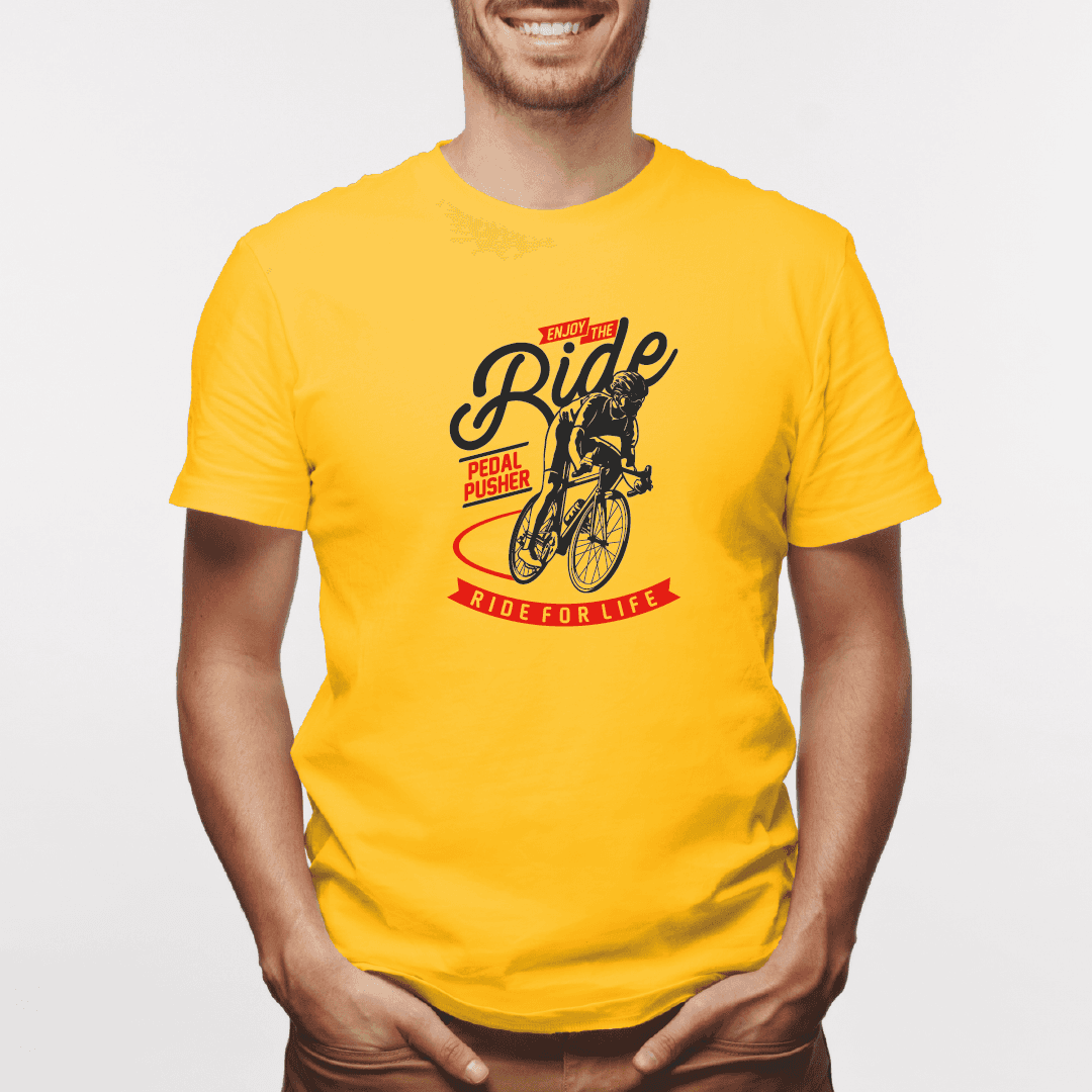 Camiseta estampada tipo T-shirt ENJOY THE RIDE (CICLISTAS) (HOMBRE) — foto 3
