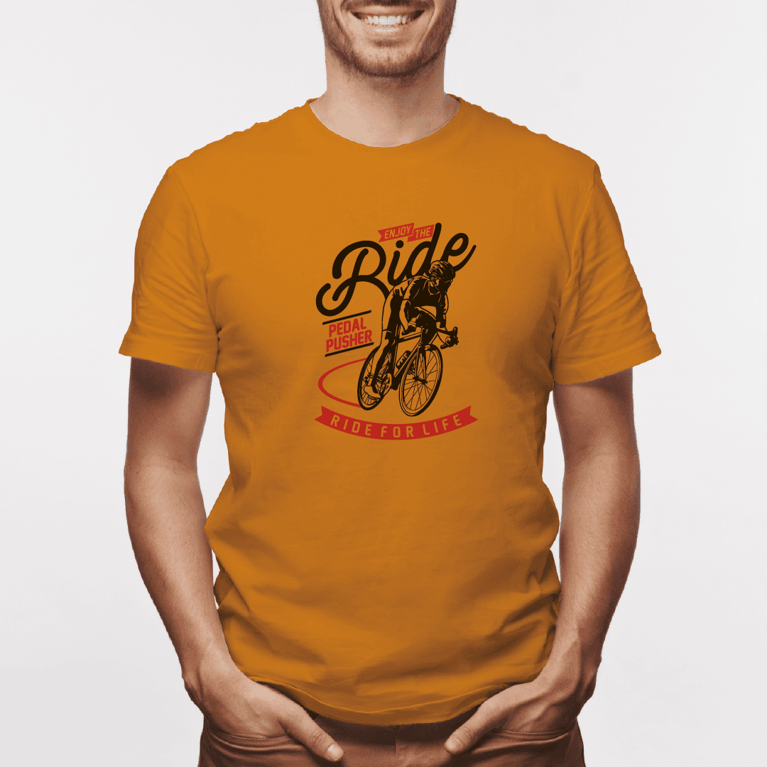 Camiseta estampada tipo T-shirt ENJOY THE RIDE (CICLISTAS) (HOMBRE) — foto 5