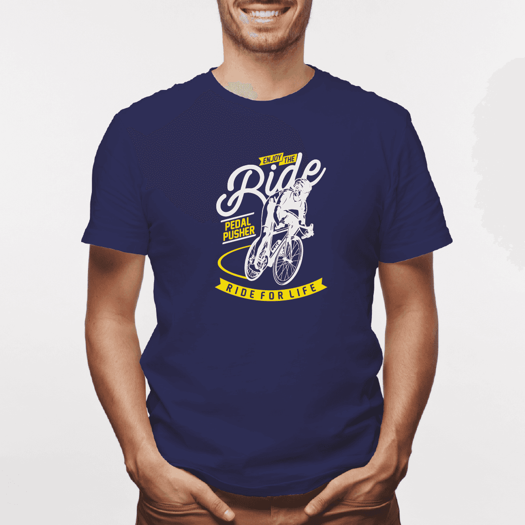 Camiseta estampada tipo T-shirt ENJOY THE RIDE (CICLISTAS) (HOMBRE) — foto 8
