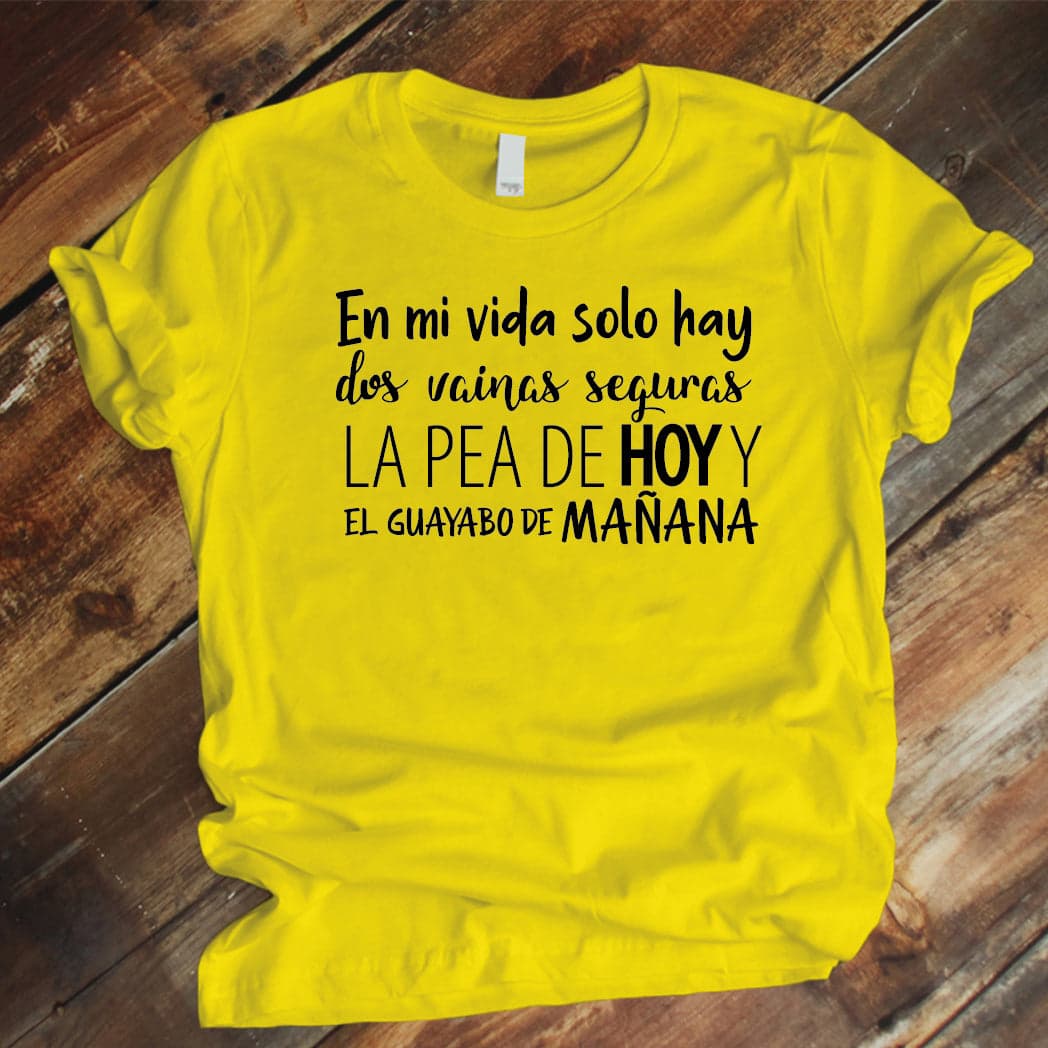 Camiseta Estampada T-shirt En mi vida solo hay dos vainas — foto 2