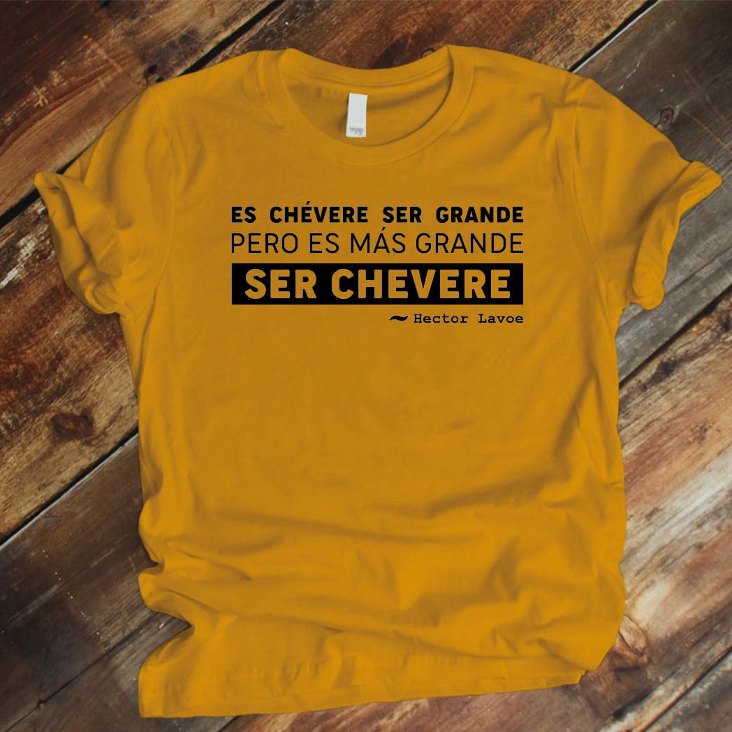 Camisa estampada unisex tipo T-shirt Es chevere ser grande — foto 3