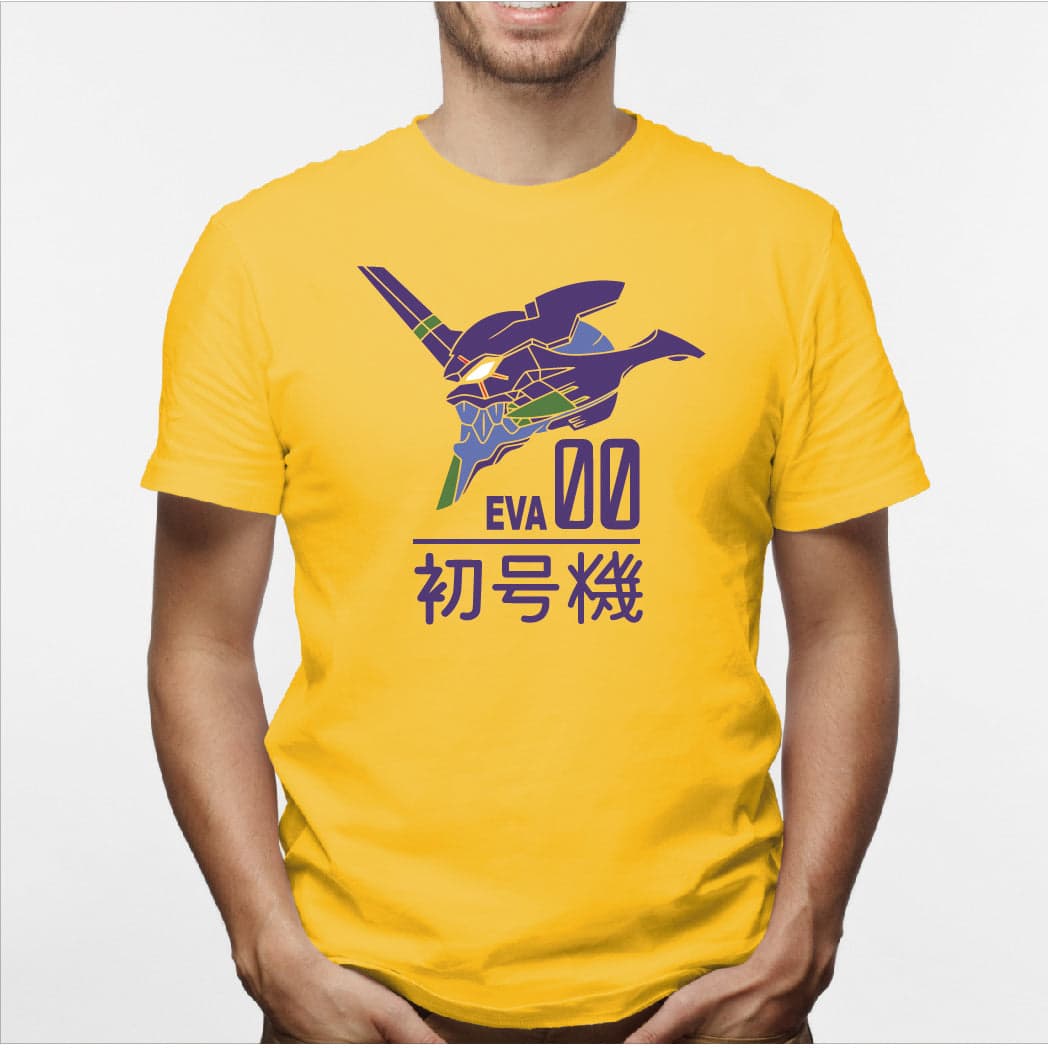 Camisa estampada en algodón para hombre tipo T-shirt Eva 00 — foto 4