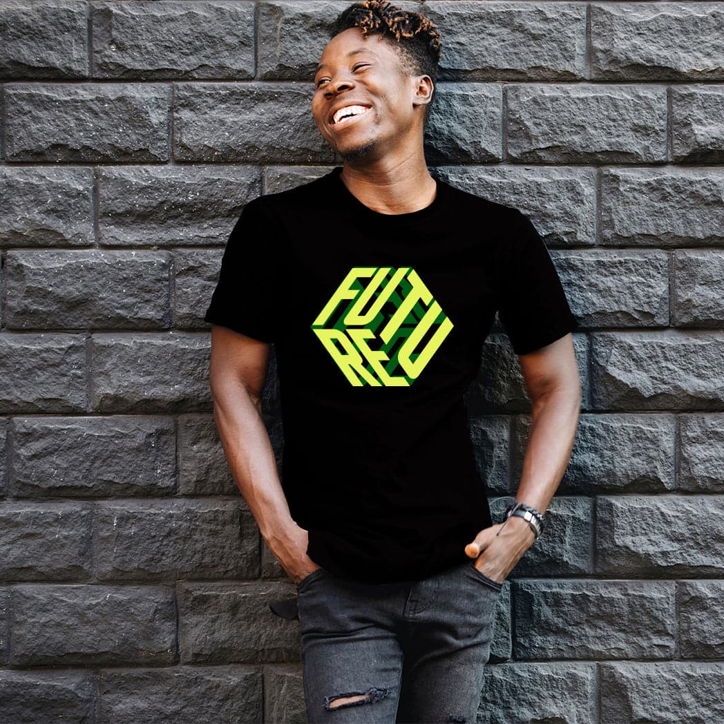 Camisa estampada para hombre tipo T-Shirt Future Cubo — foto 2