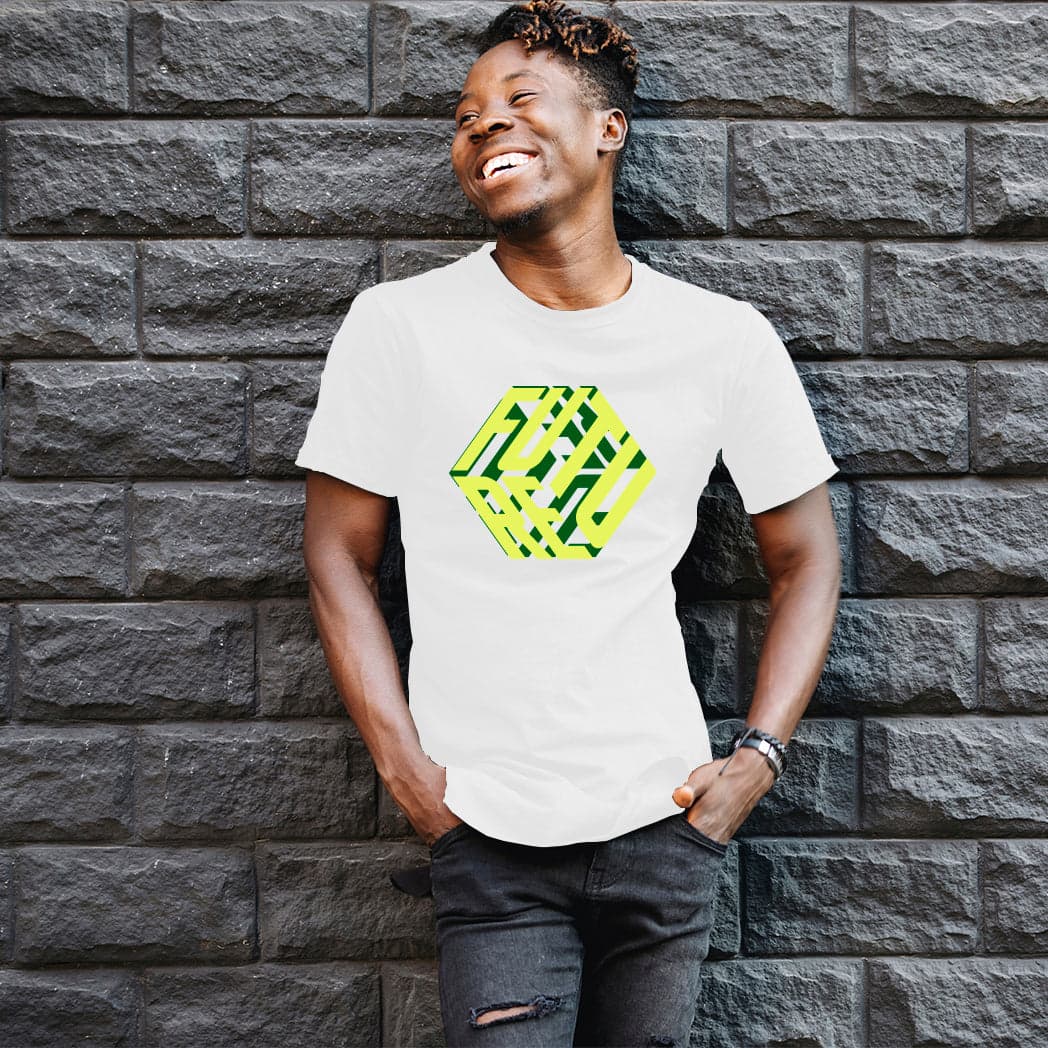 Camisa estampada para hombre tipo T-Shirt Future Cubo — foto 1